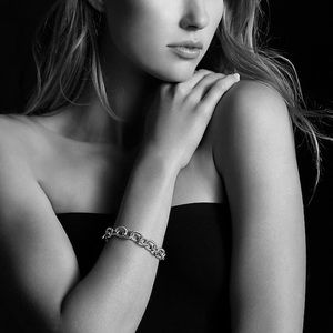 David yurman silver chain bracelet
